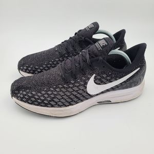 Nike Womens Air Zoom Pegasus 35 942855-001 Black Running Shoes Sneakers Sz 10.5